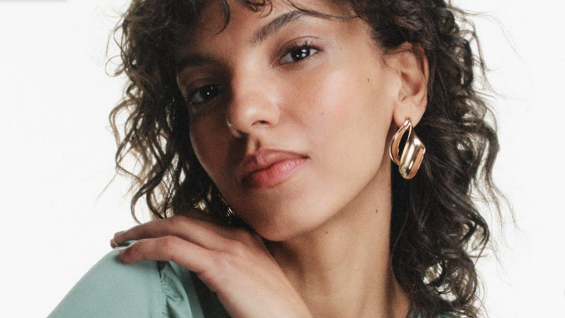 Diamantformede øredobber fra Glitter Xhibition