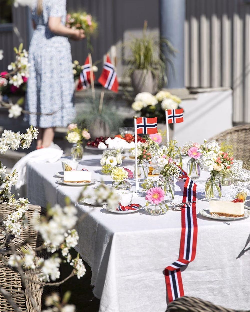 Dekket bord til 17. mai