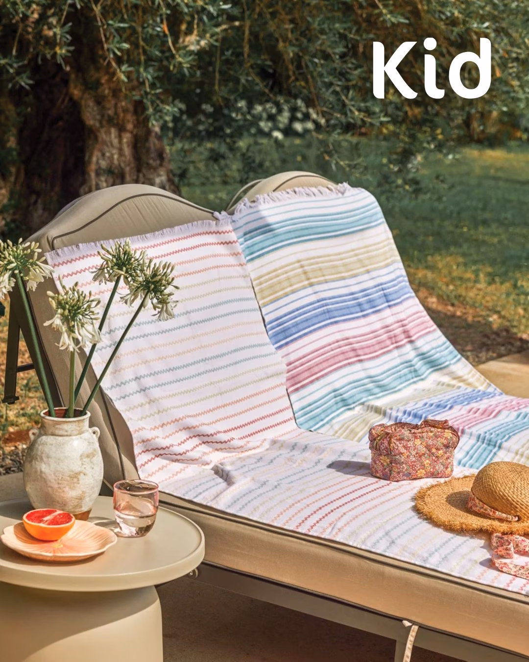 Hamam håndkle fra Kid