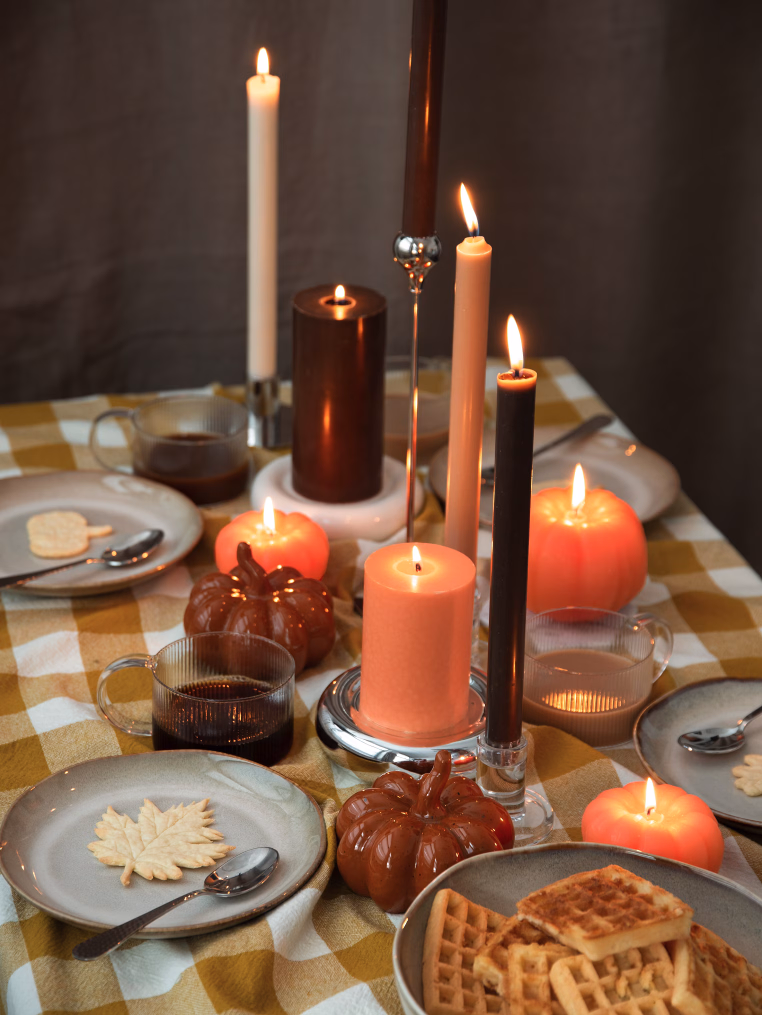 Lagerhaus dekket bord halloween
