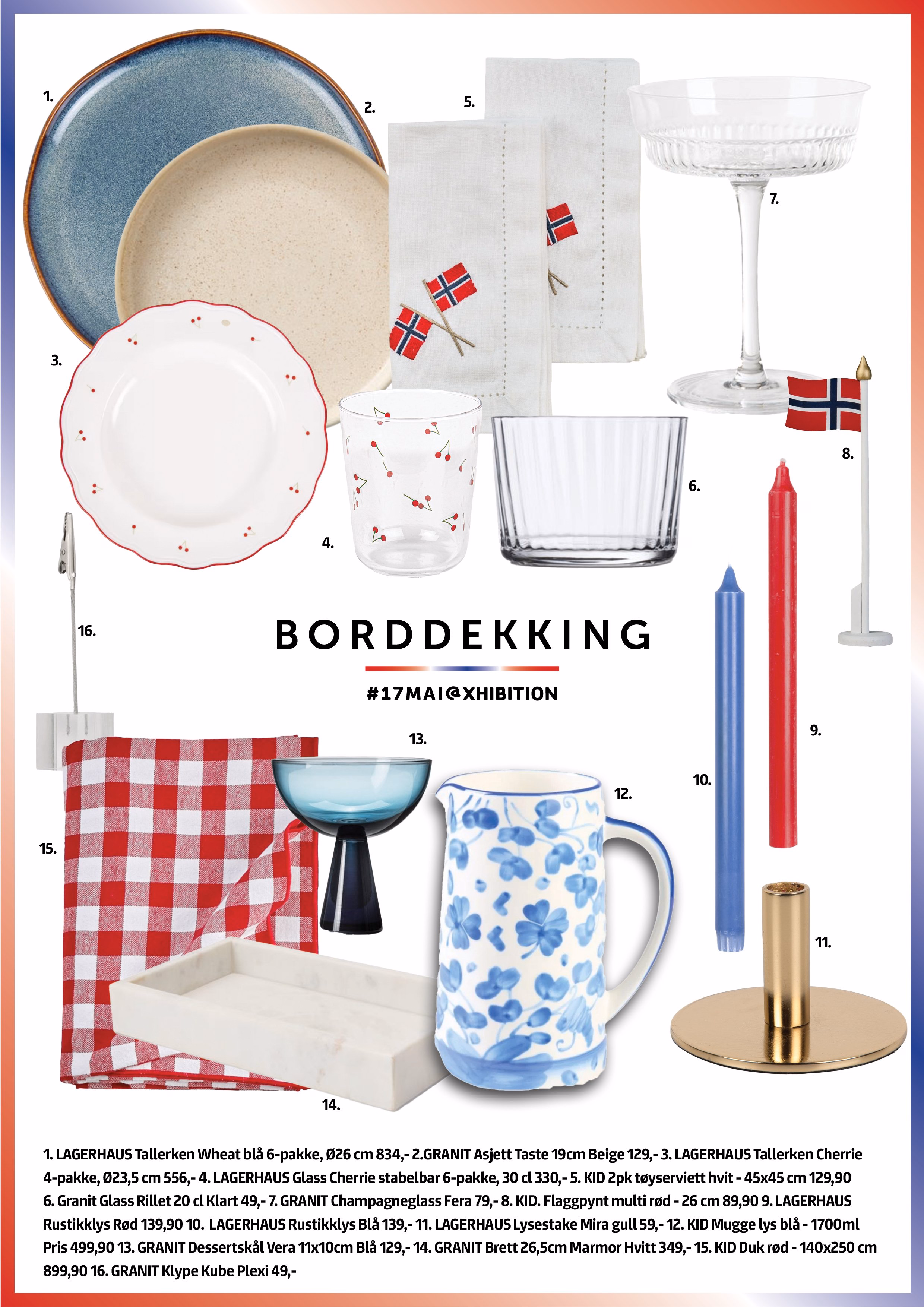 Borddekking
