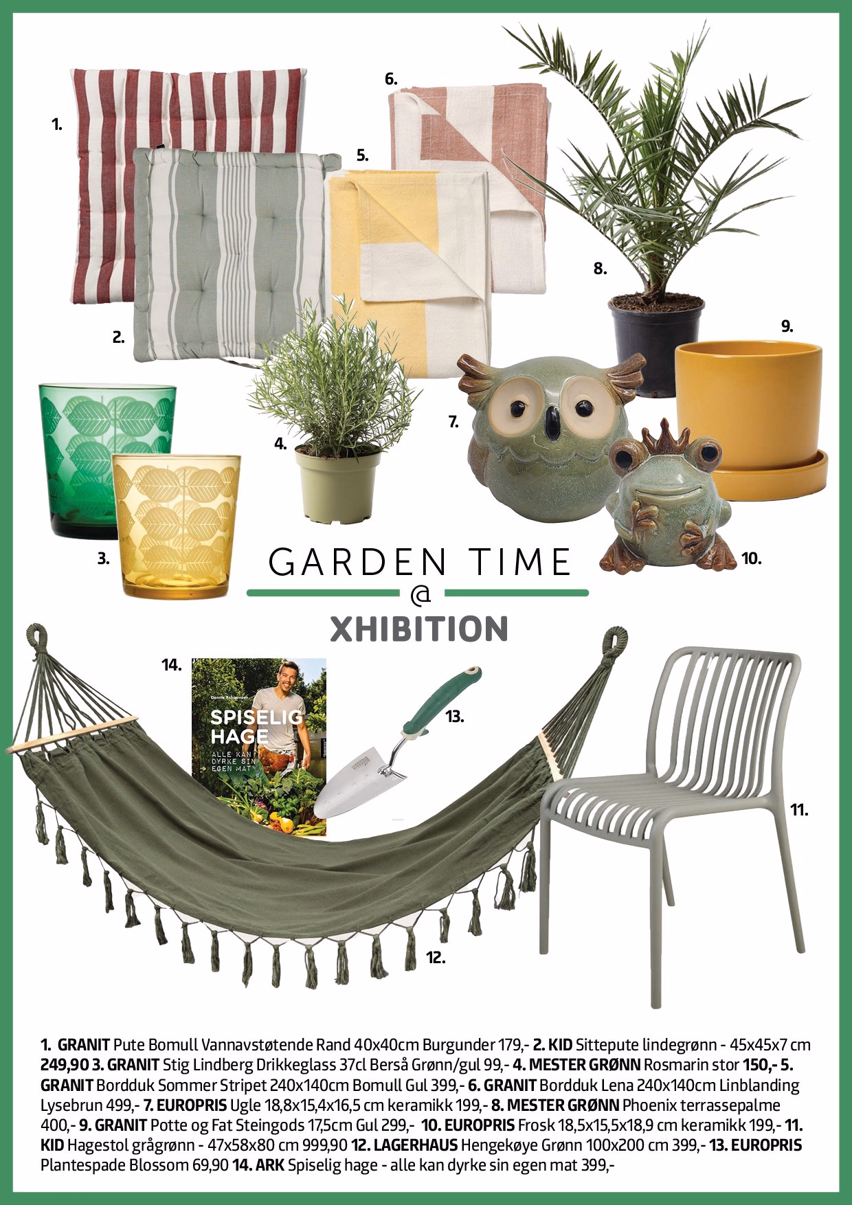 Sommermagasin Garden time